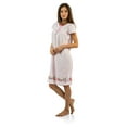 thumbnail image 2 of Casual Nights Women's Flowery Short Sleeve Nightgown, 2 of 4