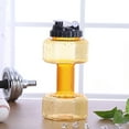 thumbnail image 2 of OUNONA Haltère de Musculation Bouteille d'Eau Jaune PETG Exercice Bras Muscle 1Pcs, 2 of 8