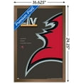thumbnail image 3 of NFL Tampa Bay Buccaneers - Super Bowl LV Minimalist Logo Wall Poster, 14.725" x 22.375", Framed, 3 of 3