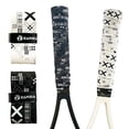 thumbnail image 2 of Printing Badminton Racket Overgrips Self-adhesive Black White Tennis Racquet Sweatband Matte Shock Absorption Non-Slip Grip Tape white, 2 of 6
