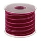thumbnail image 1 of Cinta de terciopelo de color deslizante de 1 cm y 20 yardas para arreglos de regalo, embalaje para el cabello fucsia, 1 of 6