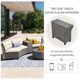 thumbnail image 4 of Highsound 9 Piece Patio Furniture Sectional Set, Outdoor All-Weather PE Rattan Wicker Conversation Set, Garden Sofa Set with Coffee Table and Couch Cushions, 4 of 13