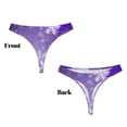 thumbnail image 3 of Fotbe Snowflakes Tanga Sin Costuras para Mujer con Estampado – Panties Invisibles, Transpirables y Cómodos para Uso Diario-Medium, 3 of 6