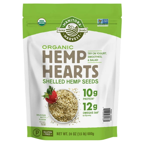 Manitoba Harvest Organic Hemp Hearts, 24 oz