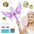 thumbnail image 1 of Bubble Band Blower Hugeway Princess Magic para niños, color morado, 1 of 6