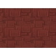 thumbnail image 1 of Ahgly Company Machine Washable Indoor Rectangle Transitional Dark Red Area Rugs, 7' x 9', 1 of 7