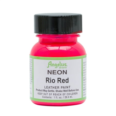 UPC: 0086366711200 | Angelus® Neon Leather Paint 1 oz. Rio Red