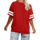 thumbnail image 3 of Mujeres Más Tamaño de Manga Larga Tops Cuello Redondo Camisa Casual Camiseta Top para la Primavera Verano Uso Diario Más Tamaño Casual Tops, 3 of 5