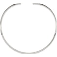 thumbnail image 3 of Sterling Silver Polished 3mm Neck Collar Made In Thailand qg1745, 3 of 5