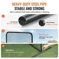 thumbnail image 4 of VEVOR L Screen Baseball for Batting Cage, 7x7 ft Baseball Softball Safety Screen, Body Protector Portable Batting Screen with Carry Bag & Ground Stakes, Heavy Duty Pitching Net for Pitchers Protection, 4 of 9