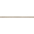 thumbnail image 3 of 14K Rose Gold 1.8mm Diamond Cut Rope Chain 30 Inch, 3 of 5
