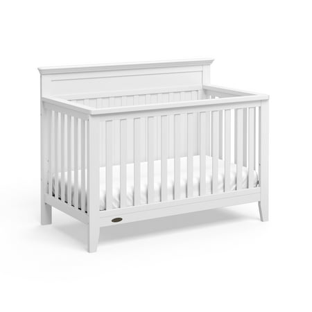 Graco Georgia 4 In 1 Convertible Crib White Walmart Com