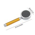 thumbnail image 3 of Handheld Shower Head Space Aluminum Super Pressurized Bathroom Faucet Shower Head Water Heater Household Bath Shower Head Easy To Clean For Bathroom Upgrade Regaderas Para Shower Modernas, 3 of 6