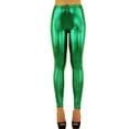 thumbnail image 1 of LAVRA Women's Metallic Shiny Full Length Leggings, 1 of 2