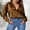 Khaki, variant on Njoeus Blouses for Women, Women Long Sleeve Satin Shirt Button Up Shirts Loose Casual Offie Work Blouse T-shirt Tunic Tops