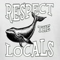 thumbnail image 6 of Wild Bobby Respect The Locals Save Our Oceans Whale Animal Lover Men Graphic Tee, White, Small, 6 of 6