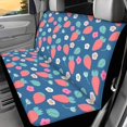 thumbnail image 2 of FUIALDOLG Strawberry Floral Car Back Seat Covers, Set of 2 Pieces Stretch Durable Seat Covers for SUV, Truck and Sedan, 2 of 4