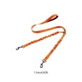 thumbnail image 3 of Cififendec Dual Dog Shock Absorbing Leash, 4.92ft, Reflective Bungee Two Way Splitter Walking Rope for Two Dogs Outdoor Hiking Training, 3 of 5