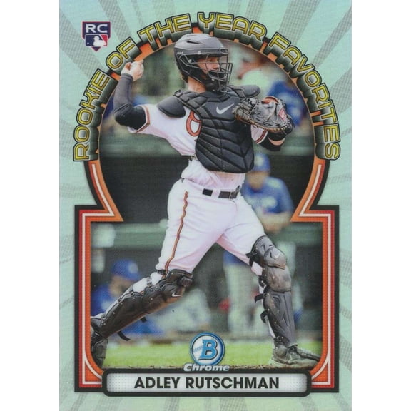 MLB 2023 Chrome Refractor Adley Rutschman ROYF-4 (Rookie of the Year Favorites)