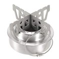 thumbnail image 2 of Poêle à Support Croisé en Acier Inoxydable Bouilloire de Poêle Accessoire de Repas pour Réchaud de Camping Réchaud de Randonnée Réchaud à Gaz Réchaud à Alcool Cuisine Extérieure Pique-Nique, 2 of 5