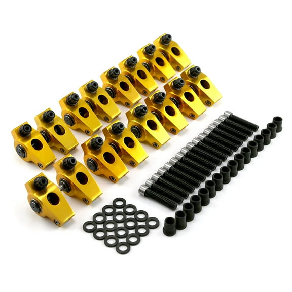 Speedmaster PCE261.1116 Compatible with Oldsmobile 330 350 400 425 455 1.6 Ratio Aluminum Shaft Mount Rocker Arm Set