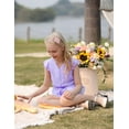 thumbnail image 2 of Girls Clothes Trendy Romper Jumpsuits Cool And Breathable Summer Outfit Lace Sleeveless Dress12-13Years, 2 of 6