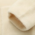 thumbnail image 4 of Vinsonshop Sherpa Jacket Women Outerwear for Women Teddy Jacket Women Fuzzy Coats for Women Fleece Jacket Women Full Zip Fleece Coats for Women Winter Clothes for Women Khaki L, 4 of 9