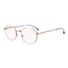 Eyekepper Quality Spring Temples Round Computer Glasses Eyeglasses Amber Tinted Lenses