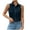 Tank Tops for Women Plus Size-Navy, variant on Homenesgenics Tank Tops for Women Plus Size Fashion Women's Casual Sleeveless Solid Turdown Collar Tank Tops Button Blouse Pink XXL