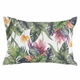 thumbnail image 2 of Palm Leaves Standard Size Pillow Cover, Pillowcase Protectors with Zipper, Breathable Decorative Throw Pillow Case Cover, Summer Botanical Tropical Plants Pillow Shams for Couch Sofa 20x26Inch, 2 of 8