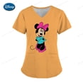 thumbnail image 1 of Minnie Mouse Tops Pocket Woman Clothes Summer T-shirt Mickey Hospital T-shirts Disney Nurse Uniform Top Women 2023 V Neck TeesS Gao Jinjia LED, 1 of 2