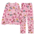 thumbnail image 5 of Pijamas holgados de manga larga para mujer, ropa de dormir informal con diseño de dibujos animados, tienda de fábrica Source, otoño 2024, 5 of 5