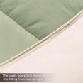 thumbnail image 6 of Superior Reversible Down Alternative Comforter, Twin XL, Ivory-Sage, 6 of 11