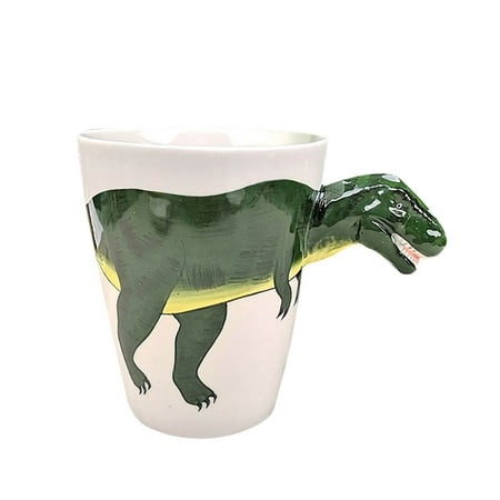 

Hot Cups Plastic Cups Thai hand-painted three-dimensional animal Mug ceramic coffee cup boyfriend birt A
