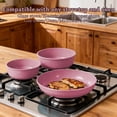 thumbnail image 4 of 23pcs Pots and Pans Non Stick, Cookware Sets Detachable Handle, Induction Kitchen Pots and Pans,NonStick Cooking Set, Oven/Dishwasher/Fridge , Space Saving,Healthy Kitchen Cookware Sets, 4 of 6