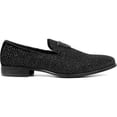 thumbnail image 2 of Stacy Adams Men's Shoes Swagger Studded Slip On Black 25228-001, 2 of 7