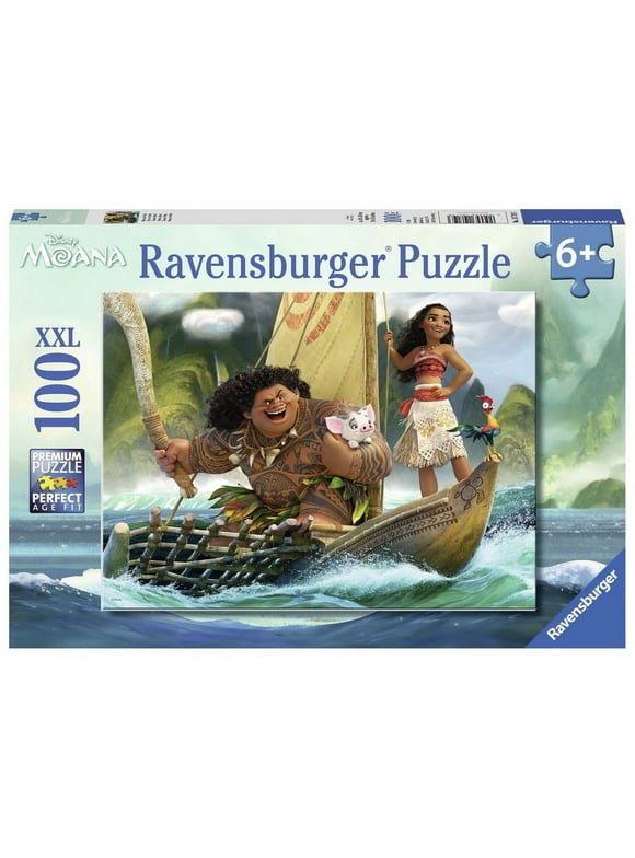 Ravensburger - Disney Moana - Moana and Maui - 100 Piece Kids Jigsaw Puzzle