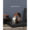 thumbnail image 6 of Mens Belt Leather Ratchet Belt For Men Dress and Casual with Adjustable Buckle, Trim to Fit, 6 of 8
