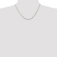 thumbnail image 3 of Diamond2Deal 925 Sterling Silver 1.75 mm Round Spiga Chain Necklace for Women 28", 3 of 6