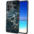 thumbnail image 1 of Compatible with Samsung Galaxy S22 Ultra Phone Case, Dark-Marble-206 Case Silicone Protective for Teen Girl Boy Case for Samsung Galaxy S22 Ultra, 1 of 1
