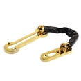 thumbnail image 2 of GUOOL Chain Door Lock Easy to Install Security and Protection Door Mount Security Door 20x12.9cm Aureate, 2 of 7