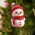 thumbnail image 7 of Vikakiooze Christmas Valentine's Day 2D Flat Acrylic Car Rearview Mirror Decoration Cute Snowman Backpack Pendant, 7 of 7