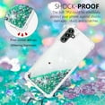 thumbnail image 3 of Aesthetic Funda para Samsung Galaxy A14 5G Case Clear Silicone for Women Girls, Cute Phone Case Samsung A14 5G Case Glitter Pink Shockproof and Bumpers Cover (Green), 3 of 7