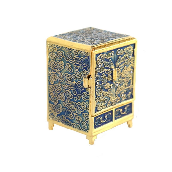 Feng Shui Wealth Cabinet in Blue