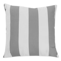 Majestic Home Goods Pillow 24x24 Vertical Stripe Gray