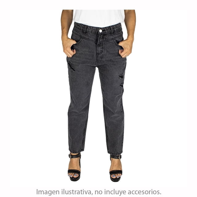 Jeans Furor Elements Brenda Cintura Alta Bot talla 36 azul