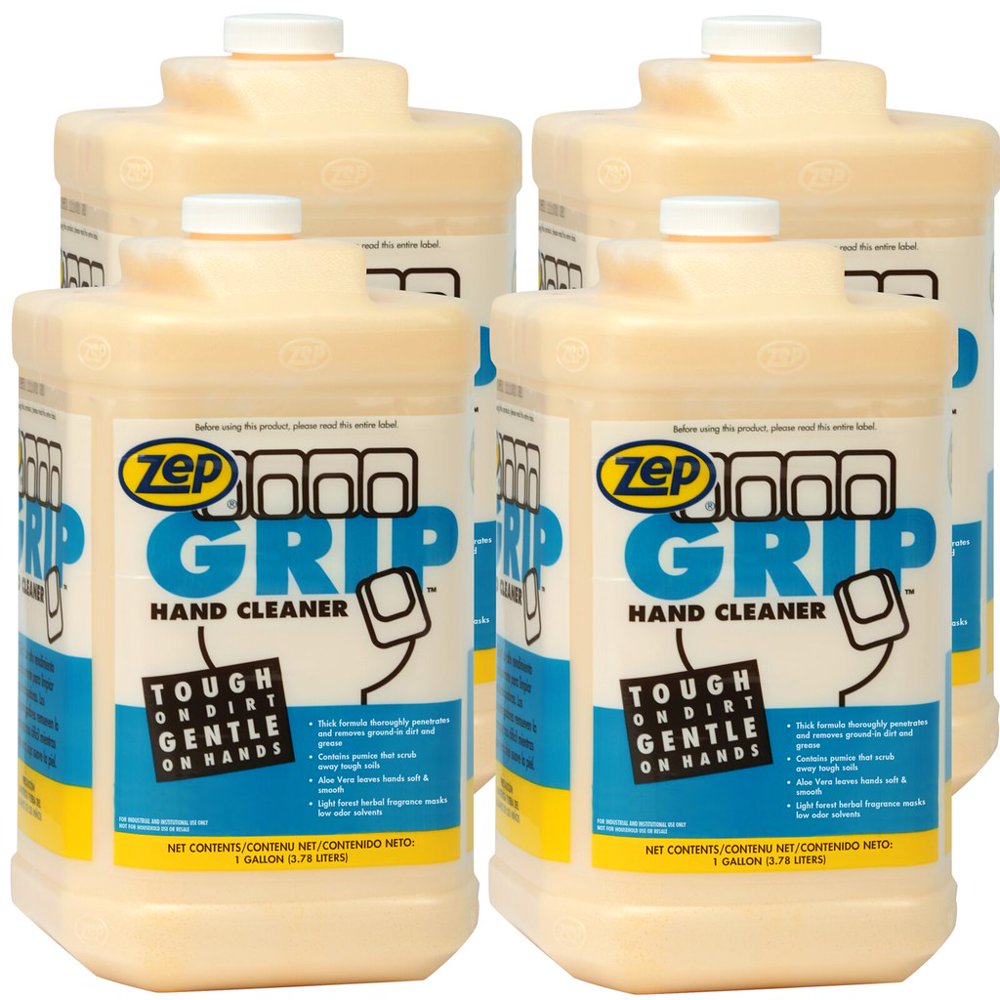 Zep Grip Hand Cleaner 308524 1 Gal (Case of 4) Contains Aloe Vera for