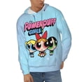 thumbnail image 2 of The Powerpuff Girls Mens Active Sweatshirts Cozy Hoodie 3d Graphic Sweater Casual Winter Clothes Tops Coat X-Large, 2 of 7