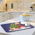 thumbnail image 5 of SKYSONIC Christmas Tree Natural Toys Gnome Fox Dish Drying Mat for Kitchen Counter Foldable Absorbent Dish Drainer Farmhouse Dish Mats Drying Pad Dish Drainer Rack Mats for Counter 18x24, 5 of 6
