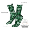 thumbnail image 4 of Gaeub Christmas Pattern At Buffalo Plaid Print Sports Socks,No Heel Casual Mid-Tube Socks,Crew Socks for Women and Man For Trouser, Dress, Business, 4 of 7